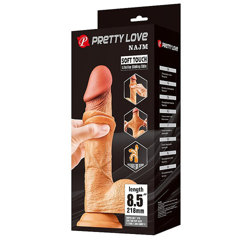 Pretty Love Najm 8.5 Inches Suction Base Realistic Dong