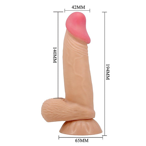 Pretty Love Duvall 7.6 Inches Suction Base Realistic Dong