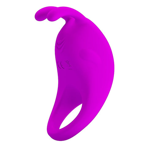 Pretty Love Rechargeable Rabbit Vibrator Cockring by Baile