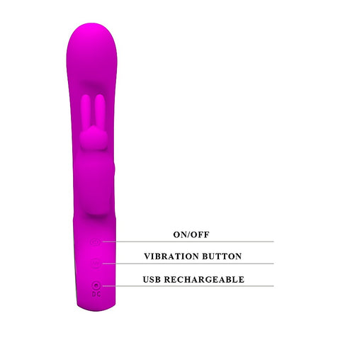Pretty Love Webb Rechargeable Rabbit Vibrator by Baile