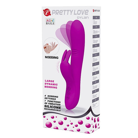Pretty Love Dylan USB Rechargeable Silicone Rabbit Vibe