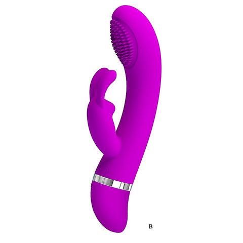 Pretty Love Christ Multi Functions Silicone Rabbit Vibrator