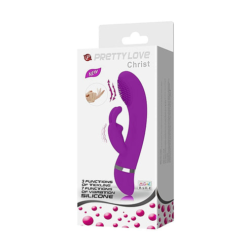 Pretty Love Christ Multi Functions Silicone Rabbit Vibrator