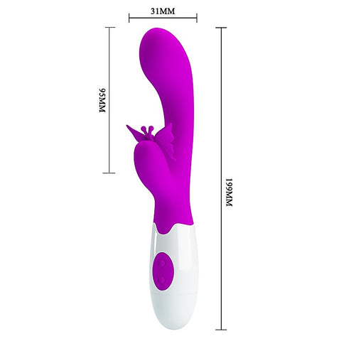 Pretty Love Butterfly Kiss 30 Functions Rabbit Vibrator