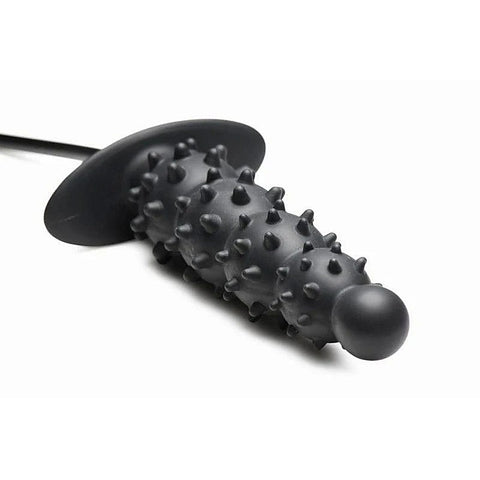 Ribbed Textured Inflatable Anal Plug by BDStyle