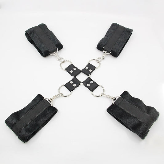 Soft Furry BDSM Hog Tie Shackle by Berlin Baby