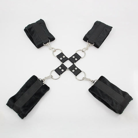 Soft Furry BDSM Hog Tie Shackle by Berlin Baby