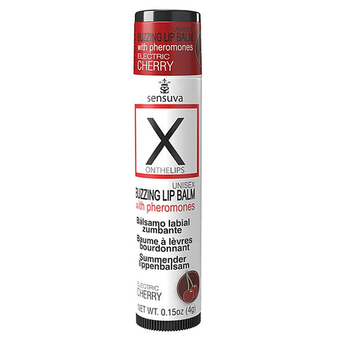 On X on the LIPS With Pheromones Buzzing Lip Balm