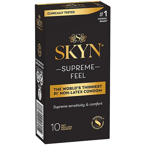 Supreme Feel 10'S Soft And Non Latex Condoms By Ansell