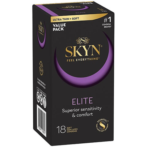 Elite 18's Soft and Non Latex Condoms by Ansell