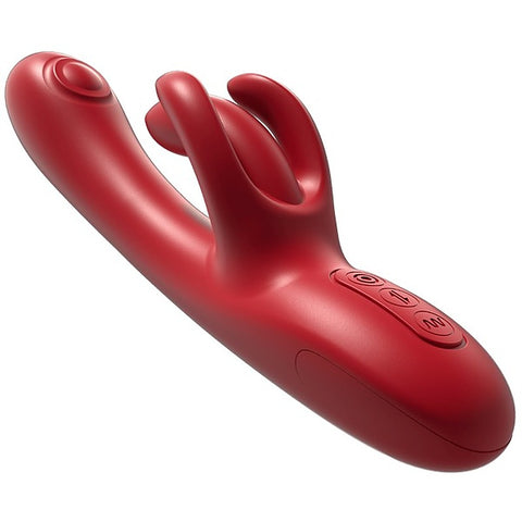 Trio Bliss 10 Functions G-Spot Rabbit Massager by Amovibe