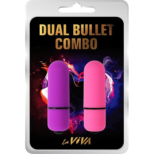 Dual Adult Bullet Vibrator Combo by La Viva