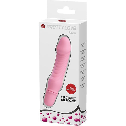 Stev 10 Functions Silicone G-Spot Vibrator by Pretty Love
