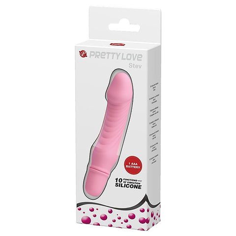 Stev 10 Functions Silicone G-Spot Vibrator by Pretty Love