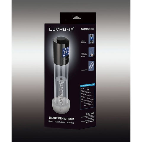 LuvPump Smart Rechargeable LCD Penis Pump by Shots Toys