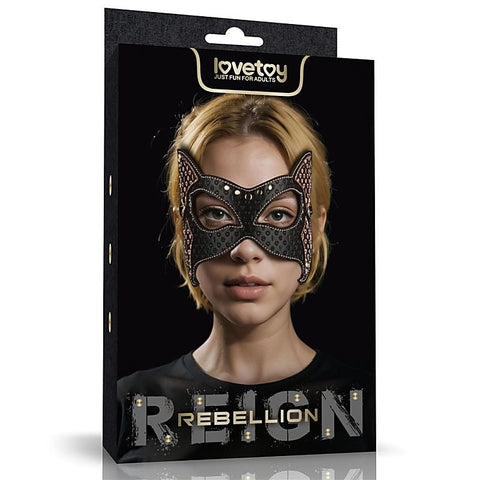 Rebellion Reign BDSM Play Cat Mask by Lovetoy