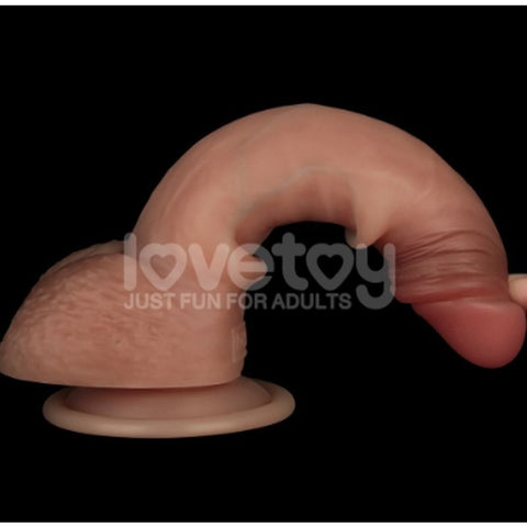 7.5" Dual Layer Silicone Dong by Lovetoy