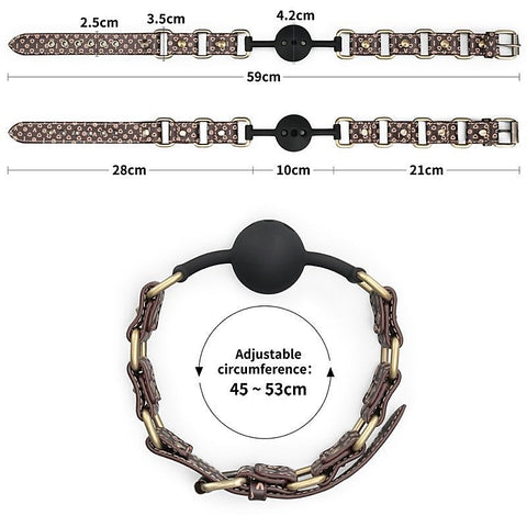 Rebellion Reign BDSM Play Ball Gag by Lovetoy