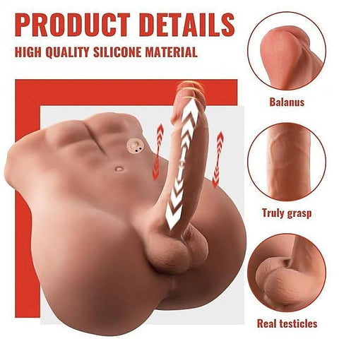 Bartlett Usb Auto Thrusting 15 Cm Male Cock And Ass By Xise