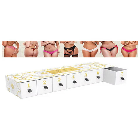7 Sexy Night Panty Set Advent by Baci Lingerie