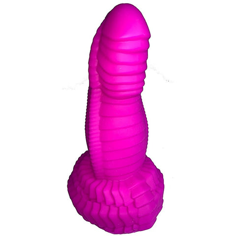 8.5 Inch Fantasy Tongue Shape Dildo by Bed Candy