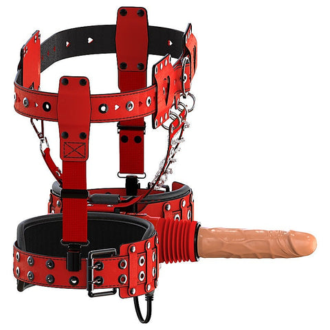 X4 Sex Machine with Strap-on Harness by BDStyle