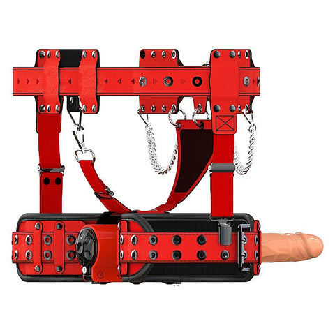 X4 Sex Machine with Strap-on Harness by BDStyle