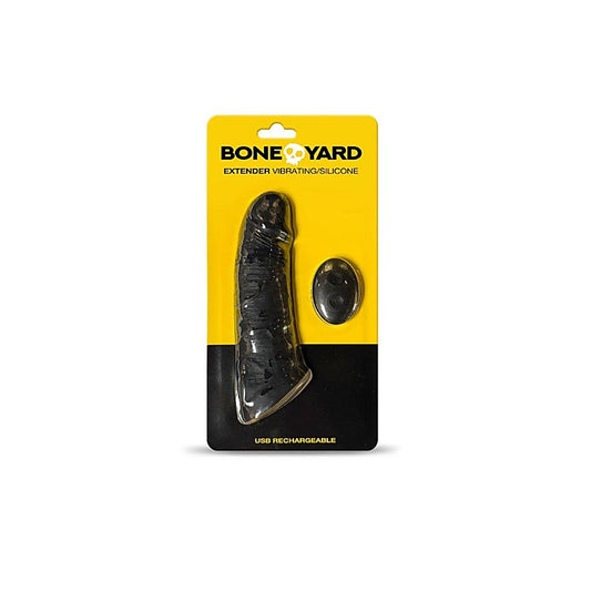 Boneyard Vibrating Silicone Penis Extender by C1R Releasing