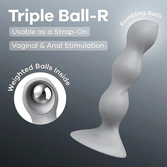 Triple Ball-R Beaded Anal Plug by Satisfyer