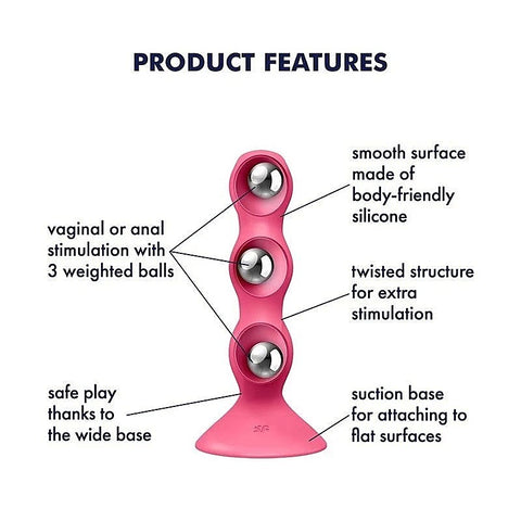 Triple Ball-R Beaded Anal Plug by Satisfyer