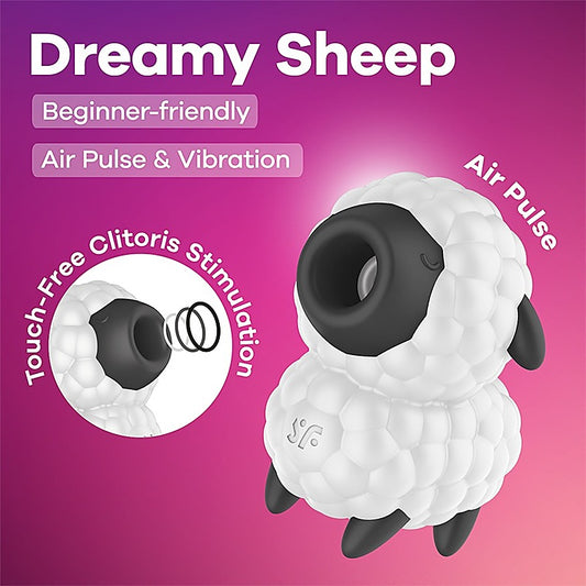 Dreamy Sheep Vibrating Air Pulse Stimulator by Satisfyer