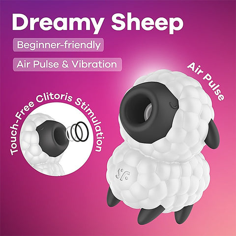 Dreamy Sheep Vibrating Air Pulse Stimulator by Satisfyer