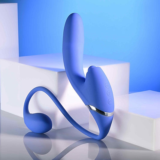 ALL IN USB Rechargeable Triple Stimulating Vibrator