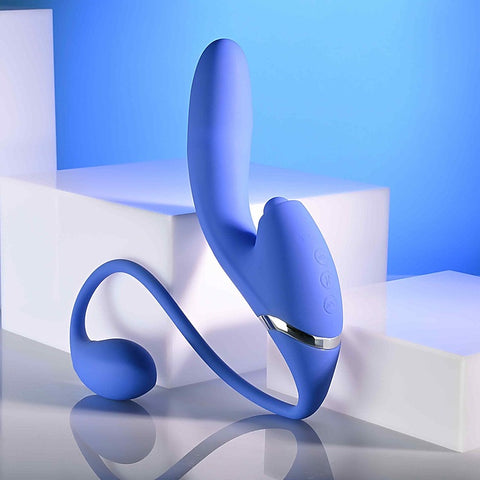 ALL IN USB Rechargeable Triple Stimulating Vibrator
