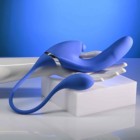 ALL IN USB Rechargeable Triple Stimulating Vibrator