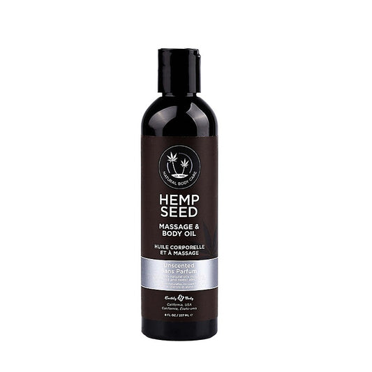 Scented Hemp Seed Massage and Body Oil 237 ml