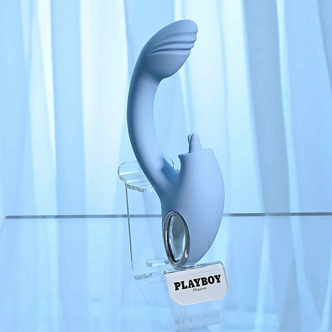 Playboy Pleasure SAPPHIRE SKY Double Tongue Stimulator