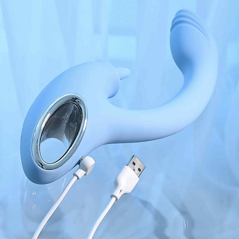 Playboy Pleasure SAPPHIRE SKY Double Tongue Stimulator