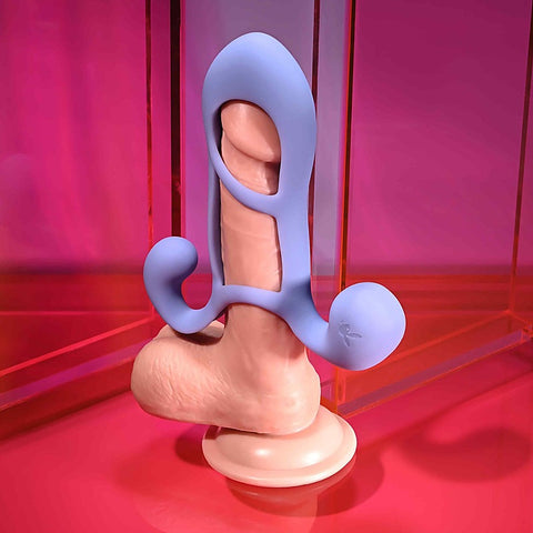 Playboy Pleasure FANTASY CAGE Vibrating Penis Sleeve