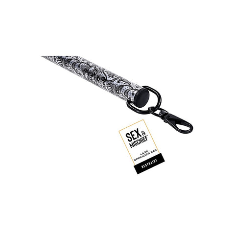 Sex and Mischief Lace Bondage Spreader Bar by Sportsheets