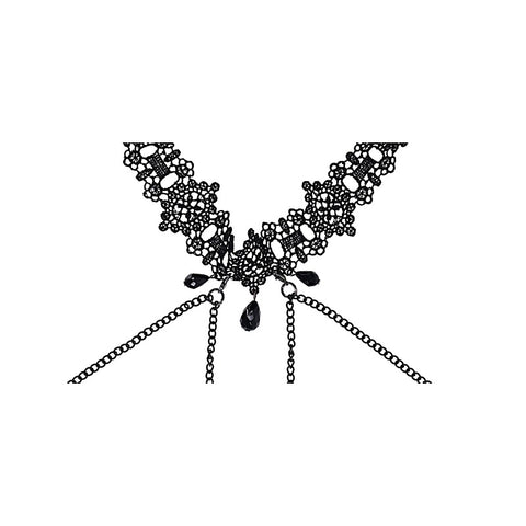 Lace Collar with Nipple Ties by Sportsheets