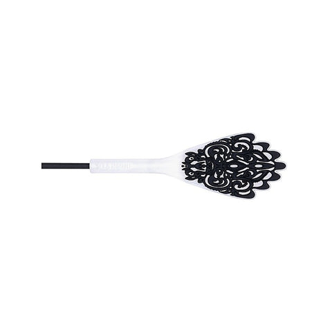 Sex and Mischief Lace Bondage Silicone Crop by Sportsheets