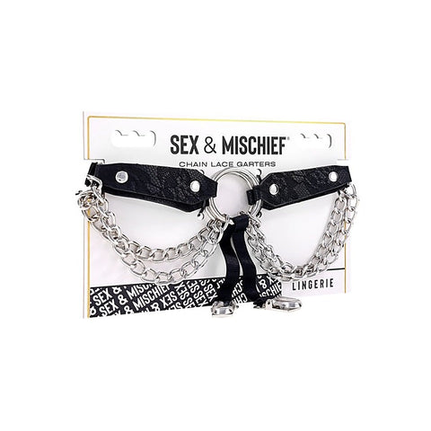 Chain Lace Garters by Sportsheets
