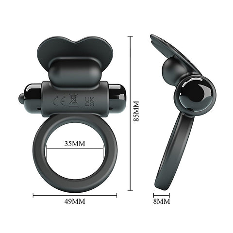Debonaire Vibrant Silicone Penis Ring by Baile