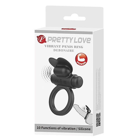 Debonaire Vibrant Silicone Penis Ring by Baile