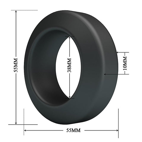 Brodan Super Soft Silicone Cock Ring No.9 by Baile