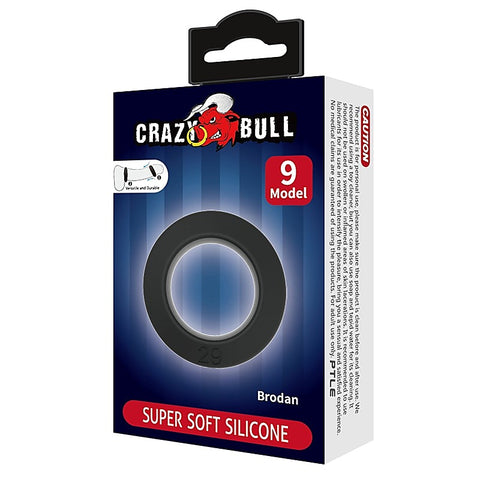Brodan Super Soft Silicone Cock Ring No.9 by Baile