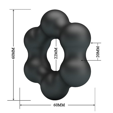 Clauzell Super Soft Silicone Cock Ring No.10 by Baile