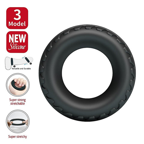 Dilson Super Soft Stretchy Silicone Cock Ring No.3 by Baile