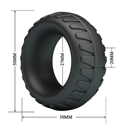 Dilson Super Soft Stretchy Silicone Cock Ring No.3 by Baile